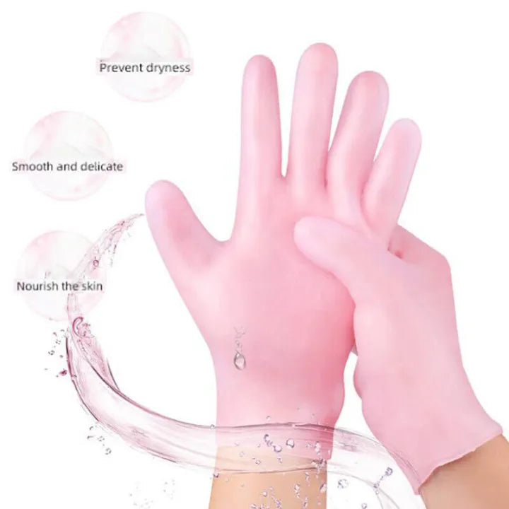 Top Quality SPA GEL Silicone Moisturizing Gloves