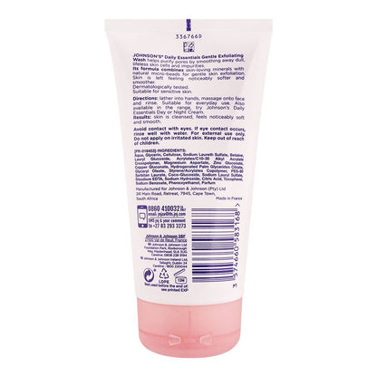 Johnson's Face Care Gentle Exfoliating Face Wash, For All Skin Types, 150ml