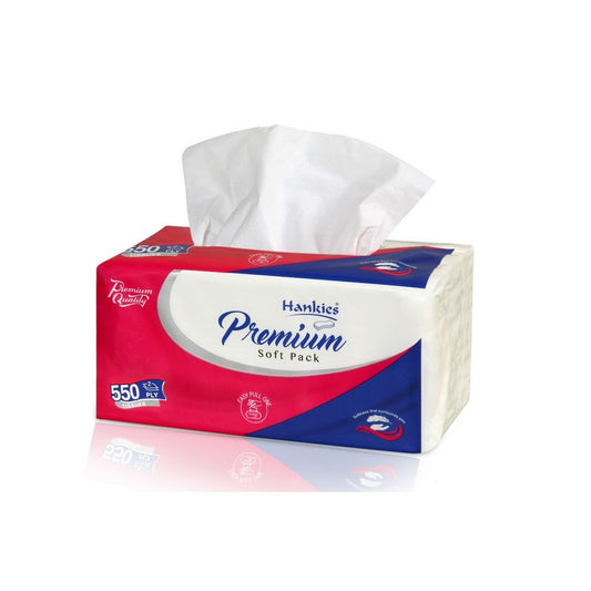 Hankies Premium Soft Pack – 550 Tissues