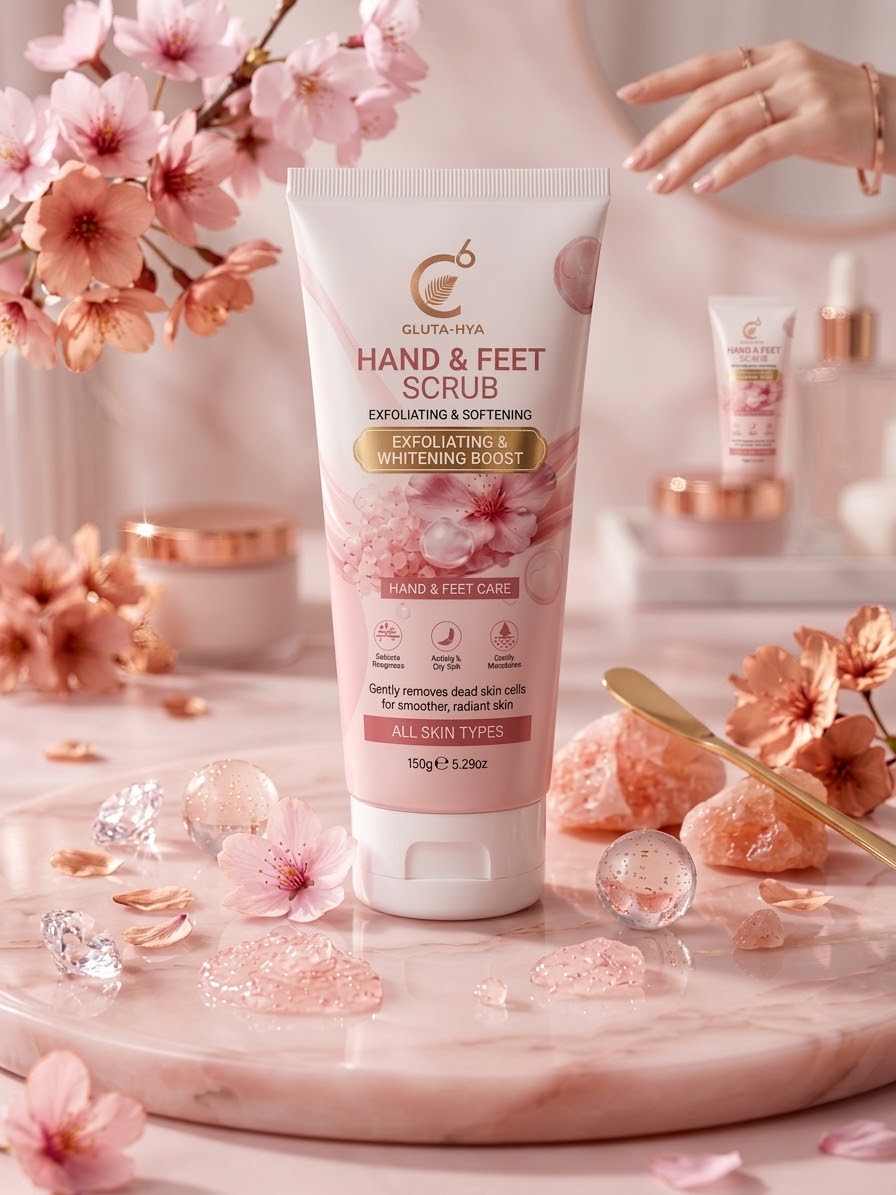 C6 BY MIRAAL GLUTA HYA HAND AND FEET SCRUB