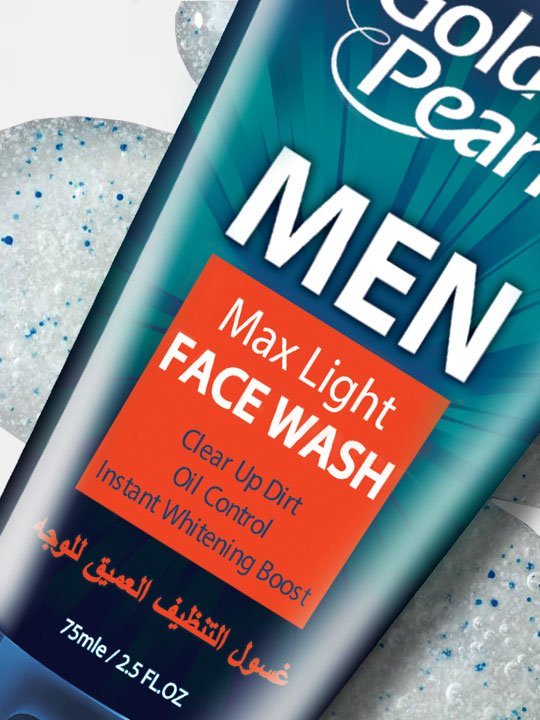 GOLDEN PEARL Max Light Men Face Wash