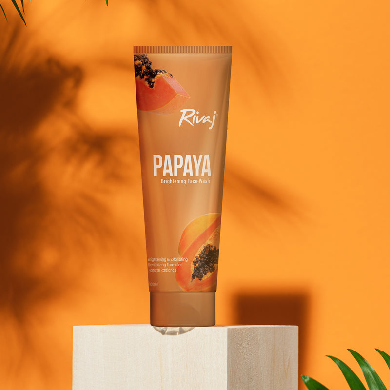 RIVAJ-UK Brightening Face Wash - Papaya Extract