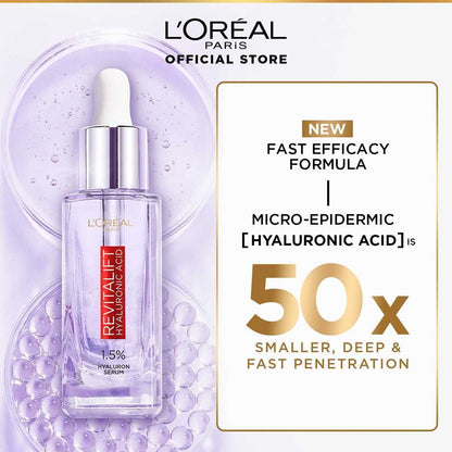 L'Oreal Paris Innovation Revitalift Hyaluronic Acid 1.5% Hyaluron Serum, 30ml