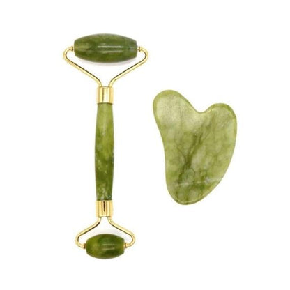 2 In 1 Jade Roller & Gua Sha Set
